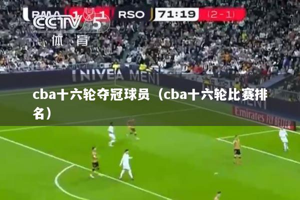 cba十六轮夺冠球员（cba十六轮比赛排名）