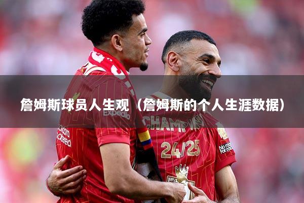 詹姆斯球员人生观（詹姆斯的个人生涯数据）